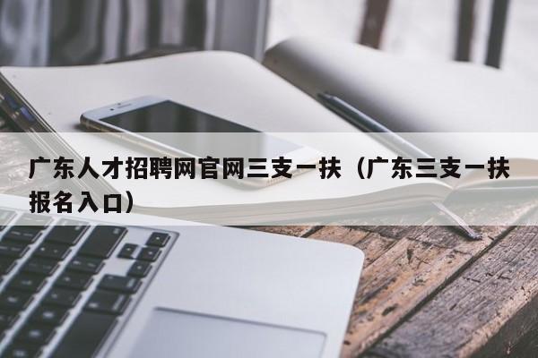 广东人才招聘网官网三支一扶（广东三支一扶报名入口）