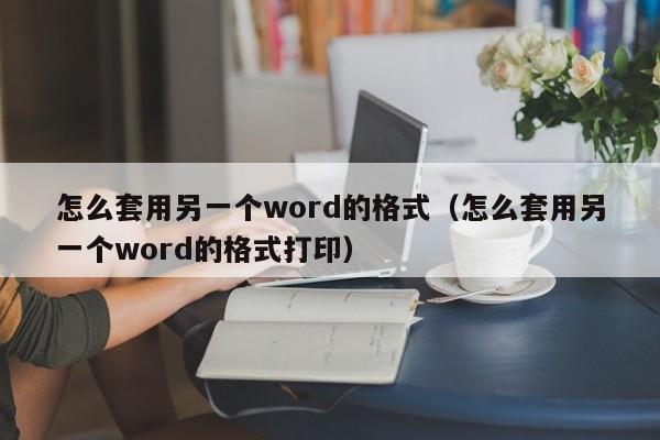 怎么套用另一个word的格式（怎么套用另一个word的格式打印）